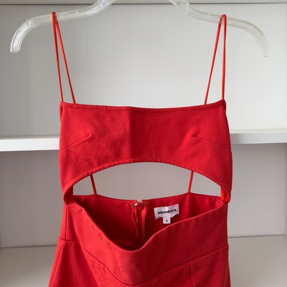 SUPERDOWN Trista Cut Out Dress in Poppy - Picture 4 of 8